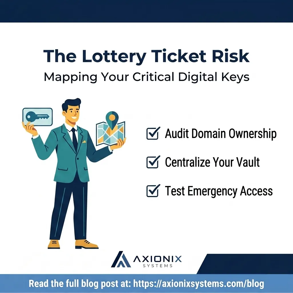 The "Lottery Ticket" Risk: Mapping Your Critical Digital Keys