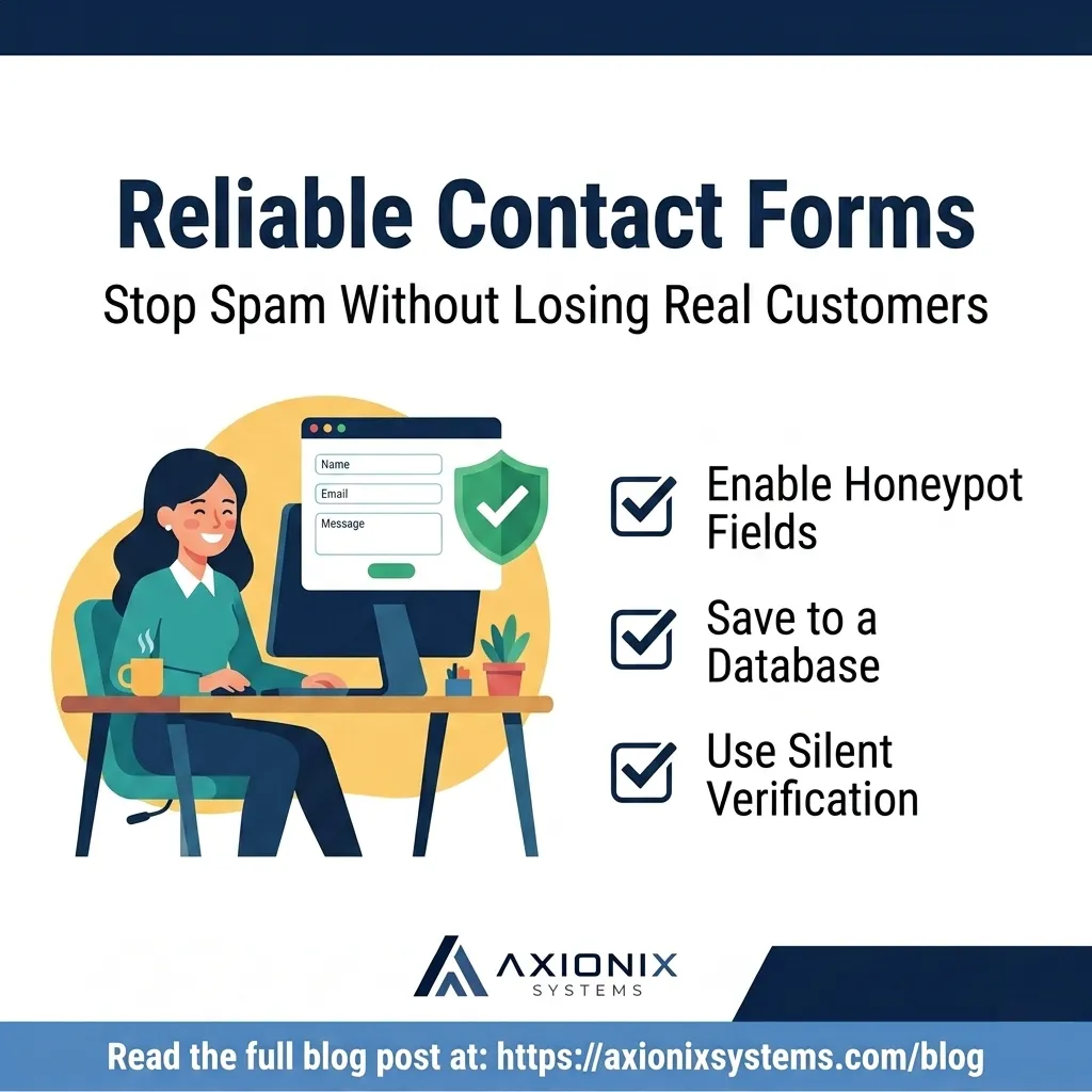 Beyond the Inbox: Making Your Contact Forms Reliable and Spam-Free