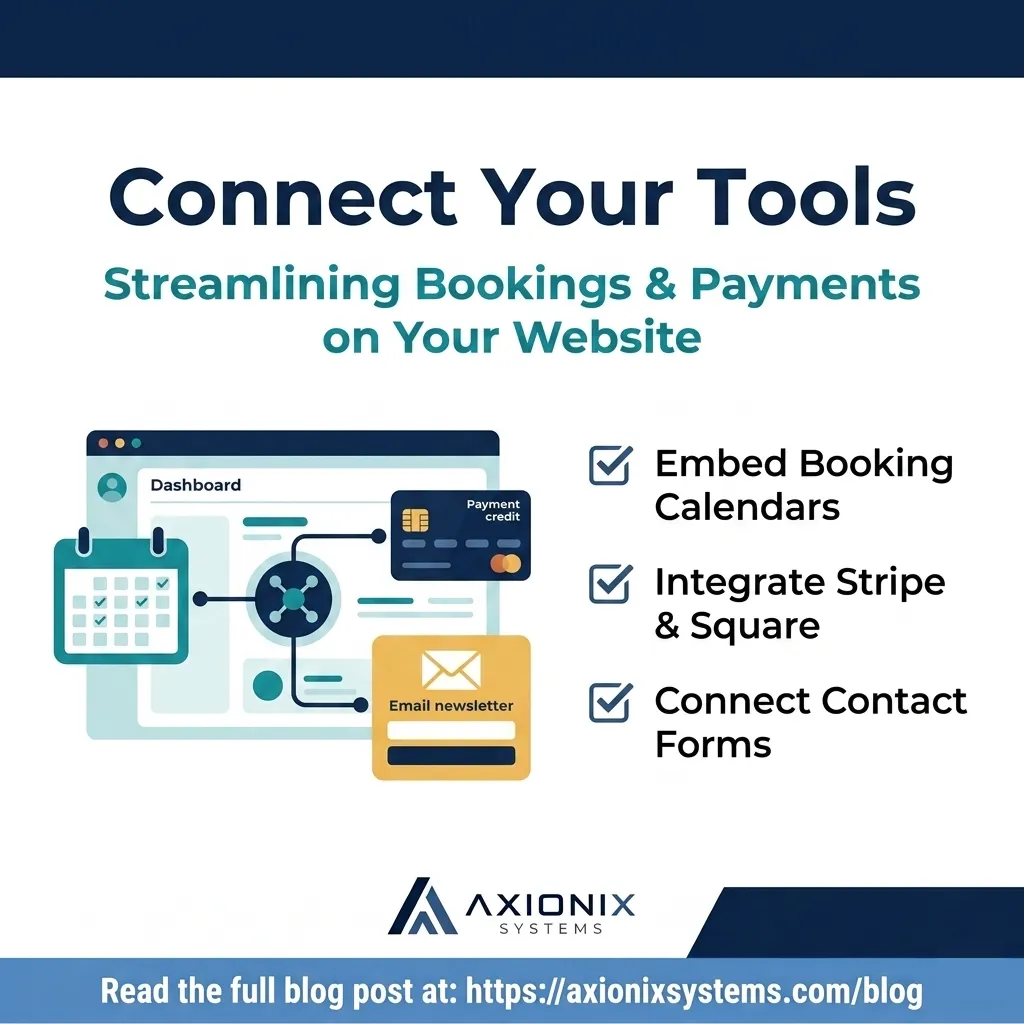 Connecting Your Business Tools: How to Streamline Bookings and Payments on Your Website