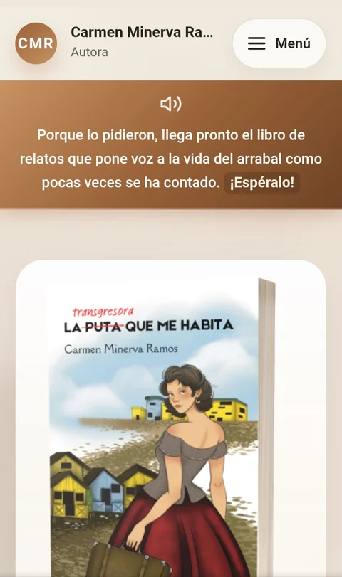 Carmen Minerva Ramos Mobile Mockup
